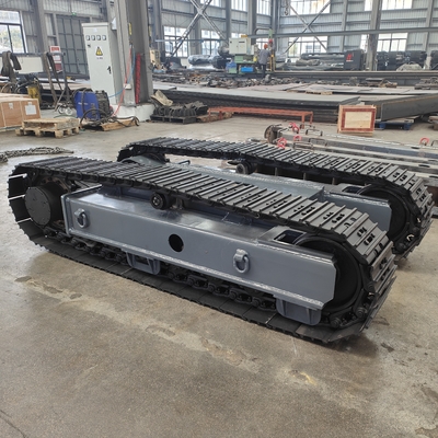 Customized 8T Steel Crawler Track Rubber Track Chassis for Drilling Rig and Crusher