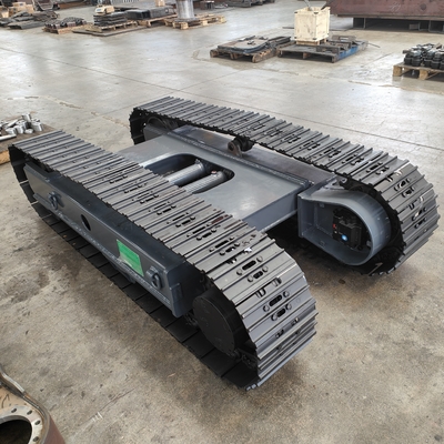 Customized 8T Steel Crawler Track Rubber Track Chassis for Drilling Rig and Crusher