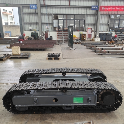 Customized 8T Steel Crawler Track Rubber Track Chassis for Drilling Rig and Crusher
