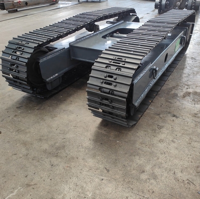 Customized 8T Steel Crawler Track Rubber Track Chassis for Drilling Rig and Crusher