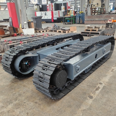 Customized 8T Steel Crawler Track Rubber Track Chassis for Drilling Rig and Crusher
