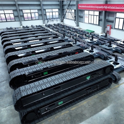 Track Undercarriage Chasis for Mining Mobile Crusher in at Machinery Repair Shops