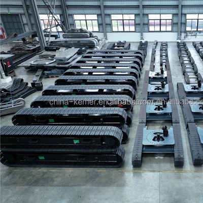 Track Undercarriage Chasis for Mining Mobile Crusher in at Machinery Repair Shops