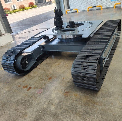 Middle Beam Hydraulic Slewing Device for Custom Track Chassis on Drilling Rig Crusher