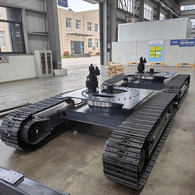 Middle Beam Hydraulic Slewing Device for Custom Track Chassis on Drilling Rig Crusher