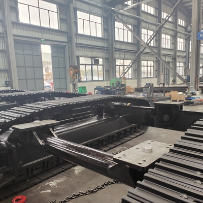 Customized 30T 50T 60T 80T Steel Crawler Track Undercarriage for Drilling Rig Crusher