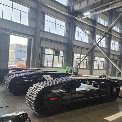 Customized 30T 50T 60T 80T Steel Crawler Track Undercarriage for Drilling Rig Crusher
