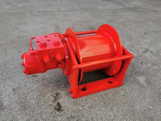 High Attitude Platform Hydraulic Winch 2.5 ton 0.5-60 ton Reel Bottom Diameter 273 mm