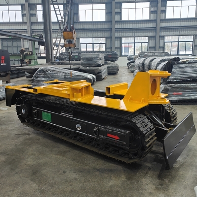 5-10 Ton Crawler Rotary Drilling Rig Steel Customized Crawler Chassis with Platform