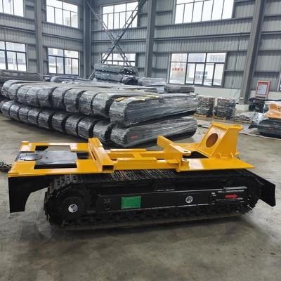 5-10 Ton Crawler Rotary Drilling Rig Steel Customized Crawler Chassis with Platform
