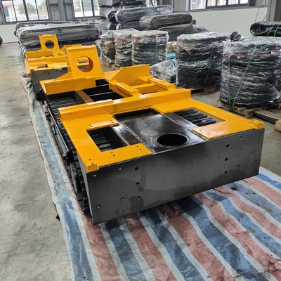 5-10 Ton Crawler Rotary Drilling Rig Steel Customized Crawler Chassis with Platform