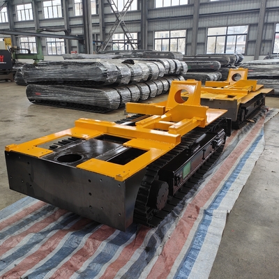 5-10 Ton Crawler Rotary Drilling Rig Steel Customized Crawler Chassis with Platform