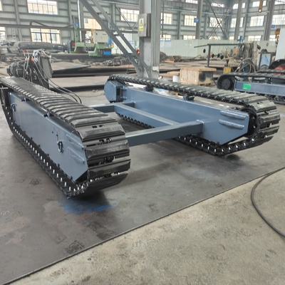 Protect the Road with Our Steel Crawler Chassis Track Undercarriage and Rubber Shoes