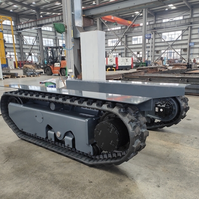 Customized Rubber Track Undercarriage for Fire Fighting and Loading Transportation Equipment Crawler Chassis with Hydraulic