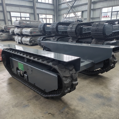 Customized Rubber Track Undercarriage for Fire Fighting and Loading Transportation Equipment Crawler Chassis with Hydraulic