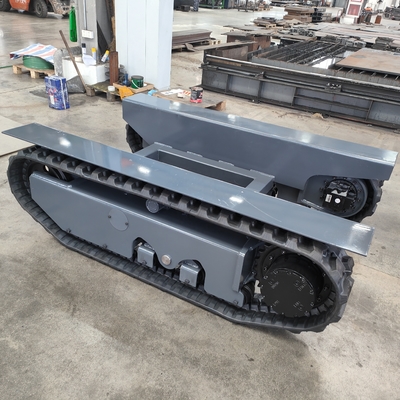 Customized Rubber Track Undercarriage for Fire Fighting and Loading Transportation Equipment Crawler Chassis with Hydraulic
