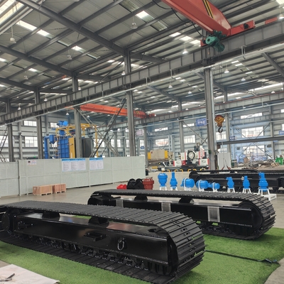 Machinery Repair Shops Steel Crawler Track Undercarriage for Track Mobile Crusher