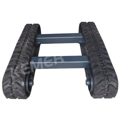 KRT1500 8Tons Rubber Crawler Tracked Chassis Undercarriage for Machinery Repair Shops