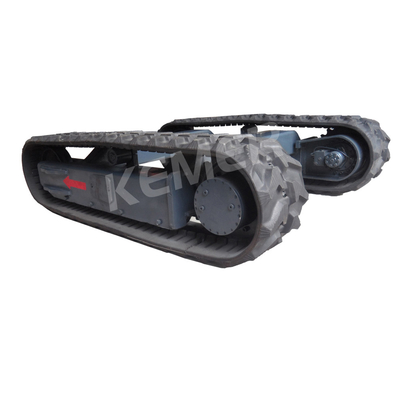 KRT1500 8Tons Rubber Crawler Tracked Chassis Undercarriage for Machinery Repair Shops