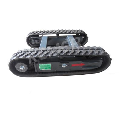 KRT1500 8Tons Rubber Crawler Tracked Chassis Undercarriage for Machinery Repair Shops