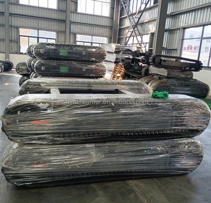 KRT1500 8Tons Rubber Crawler Tracked Chassis Undercarriage for Machinery Repair Shops