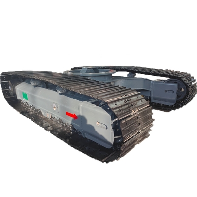 Middle Rotary Steel Crawler Track Undercarriage for Tracked Chassis Excavator Crusher