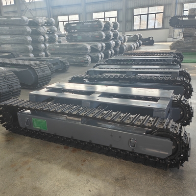 Customized Mini Small Steel Rubber Crawler Track Chassis for Mining Excavator Drilling Rig