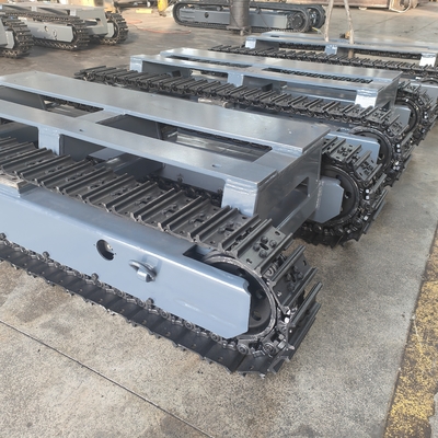 Customized Mini Small Steel Rubber Crawler Track Chassis for Mining Excavator Drilling Rig