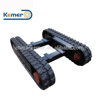 KRT3000 Mini Rubber Track Chassis Crawler Track Undercarriage for Small Loading Transportation Equipment