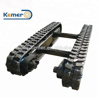 KRT3000 Mini Rubber Track Chassis Crawler Track Undercarriage for Small Loading Transportation Equipment