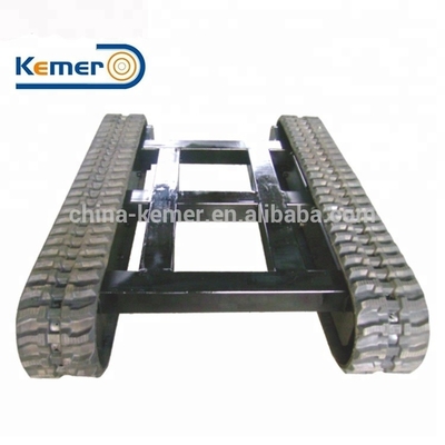 KRT3000 Mini Rubber Track Chassis Crawler Track Undercarriage for Small Loading Transportation Equipment