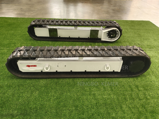 Video Technical Support Small Ton Rubber Track Undercarriage for Excavator Crushers