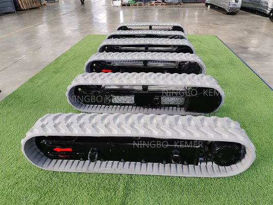 HYDRAULIC DRIVE Engine Model Mini Rubber Track Chassis for Mining Excavator KRT3000