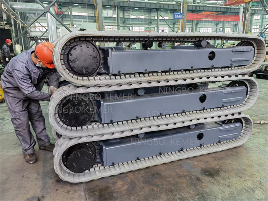 HYDRAULIC DRIVE Engine Model Mini Rubber Track Chassis for Mining Excavator KRT3000
