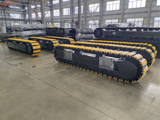 Rubber Padded Crawler Undercarriage for Customized Track Drilling Rig and Crushers