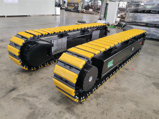 Rubber Padded Crawler Undercarriage for Customized Track Drilling Rig and Crushers