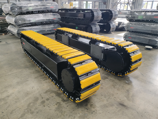 Rubber Padded Crawler Undercarriage for Customized Track Drilling Rig and Crushers