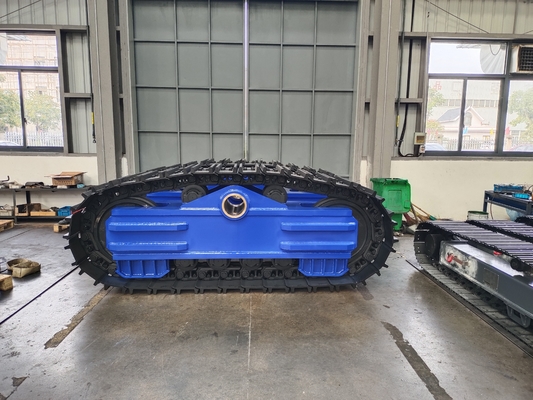 Travel Motor Equipped Traction Track Chassis for 80 Ton Loading Capacity Customizable
