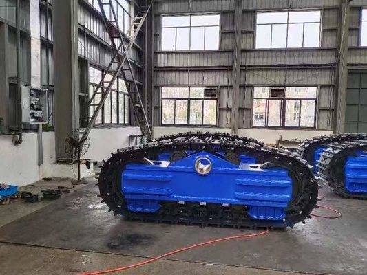 Travel Motor Equipped Traction Track Chassis for 80 Ton Loading Capacity Customizable