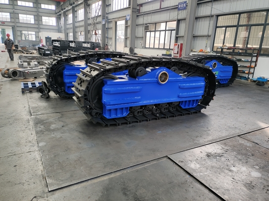 Travel Motor Equipped Traction Track Chassis for 80 Ton Loading Capacity Customizable