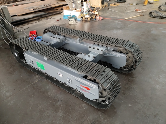 Travel Motor Steel Crawler Track Undercarriage for 5T Drilling Rig Customized Design
