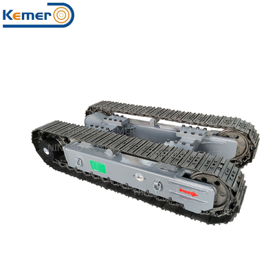 Video Technical Support Customized Steel Track Undercarriage for Excavator Crushers and Drilling Rigs Loading Capacity 3.5T