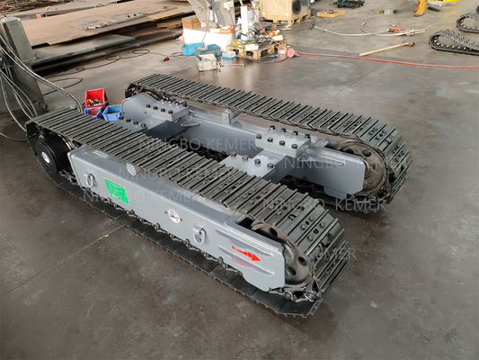 Video Technical Support Customized Steel Track Undercarriage for Excavator Crushers and Drilling Rigs Loading Capacity 3.5T
