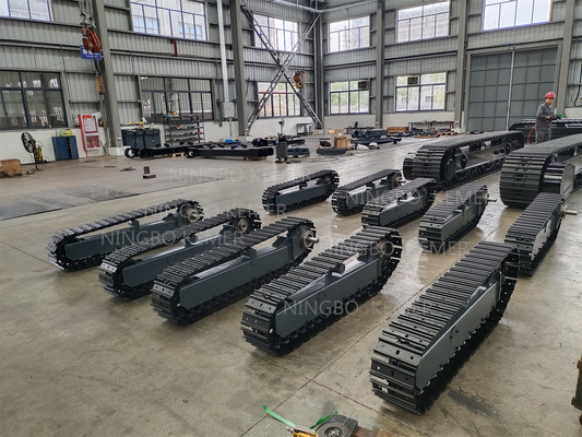 Stainless Steel Track Undercarriage Customized for Excavator Crushers and Drilling Rig