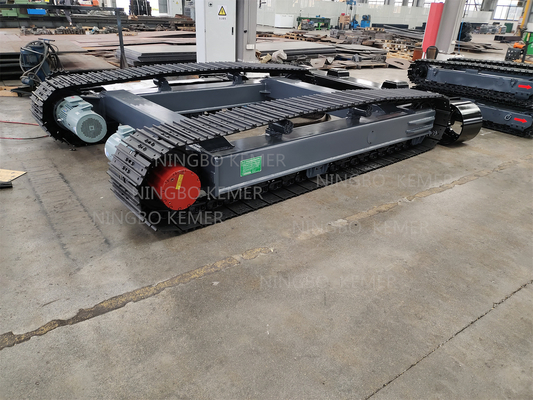 Electric Motor Steel Track Undercarriage for Excavator Crushers and Drilling Rig