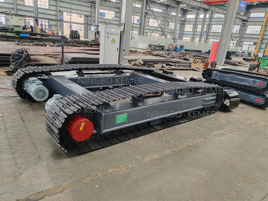 Electric Motor Steel Track Undercarriage for Excavator Crushers and Drilling Rig