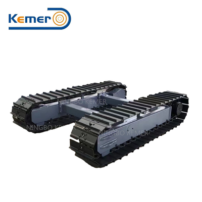 Travel Motor Single Tooth Plate Track Chassis for Excavator Crushers and Drilling Rigs