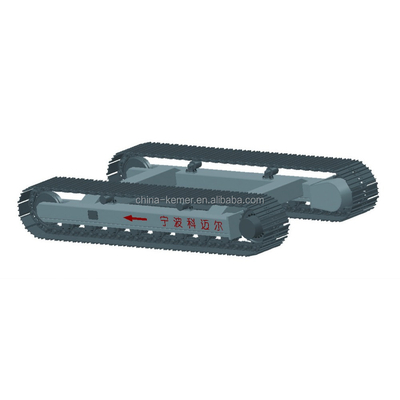 Travel Motor and Gearbox Powered 12 Ton Track Chassis for Tough Material Handling