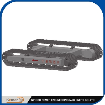 Travel Motor and Gearbox Powered 12 Ton Track Chassis for Tough Material Handling