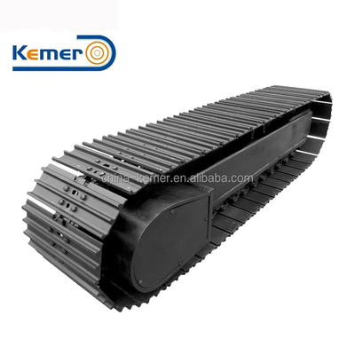 Hydraulic Transmission 15 Ton Steel Tracked Undercarriage for Drilling Rig and Crusher